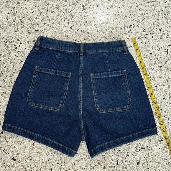 MNG mango denim pocket front jean shorts Clea US 4 - Picture 4 of 7